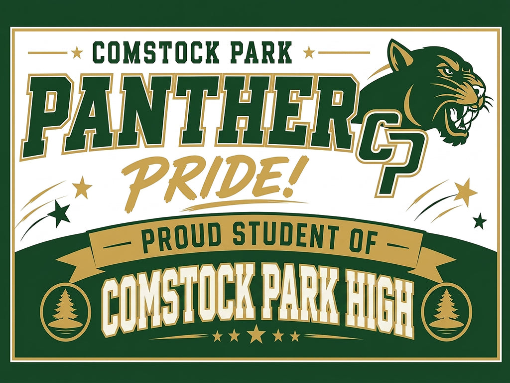 Panther Pride Comstock Park High Sign