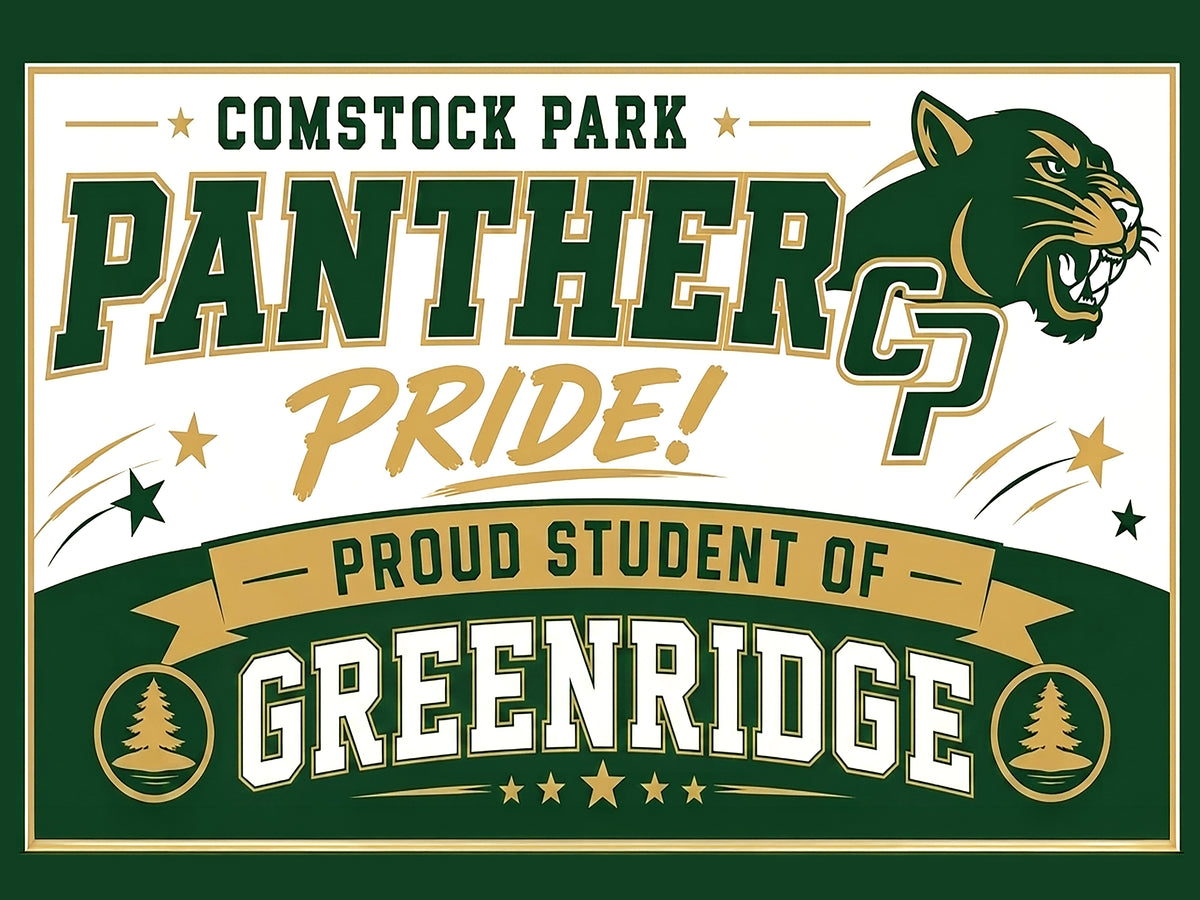 Panther Pride Greenridge Sign