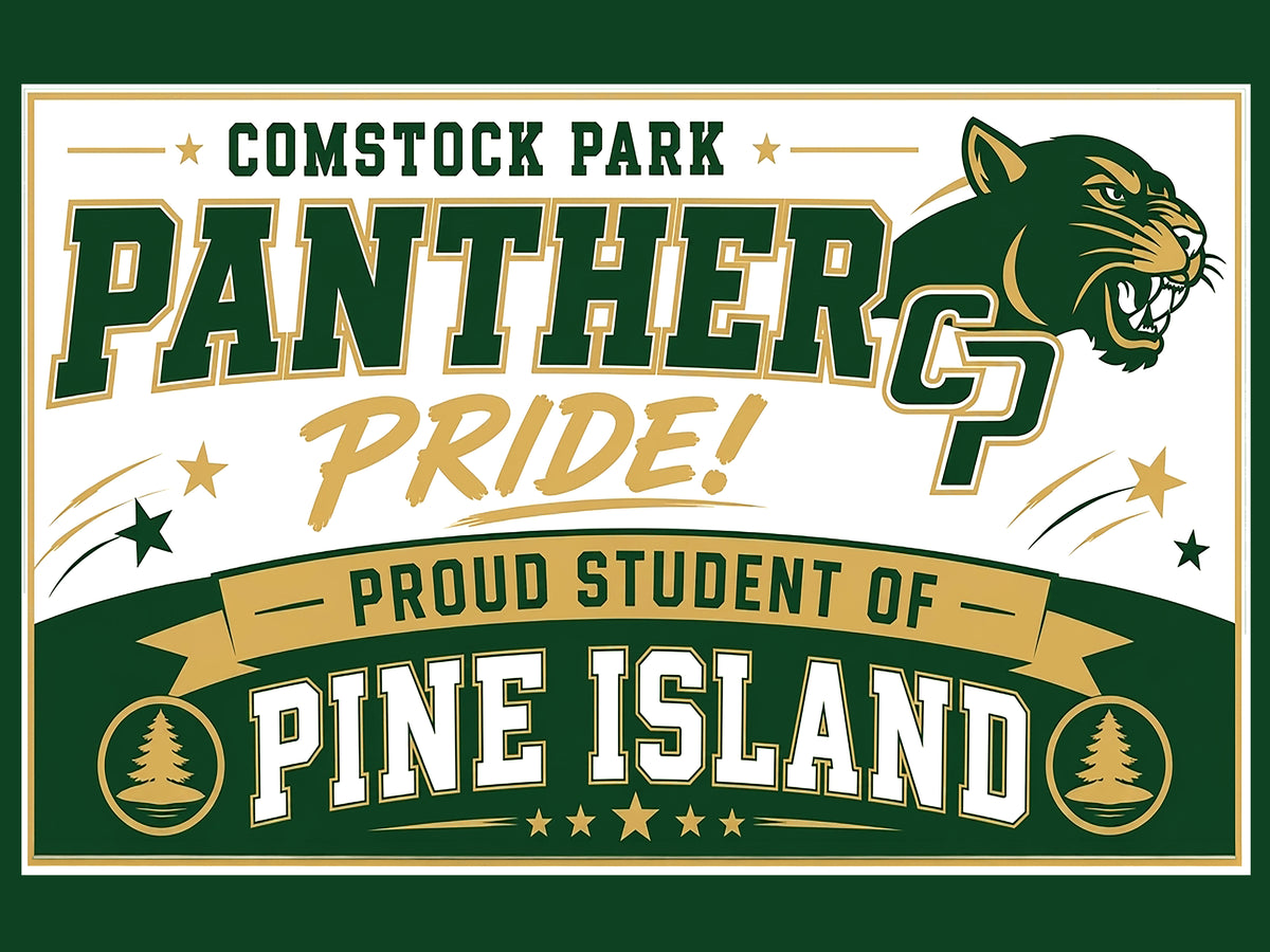 Panther Pride Pine Island Sign