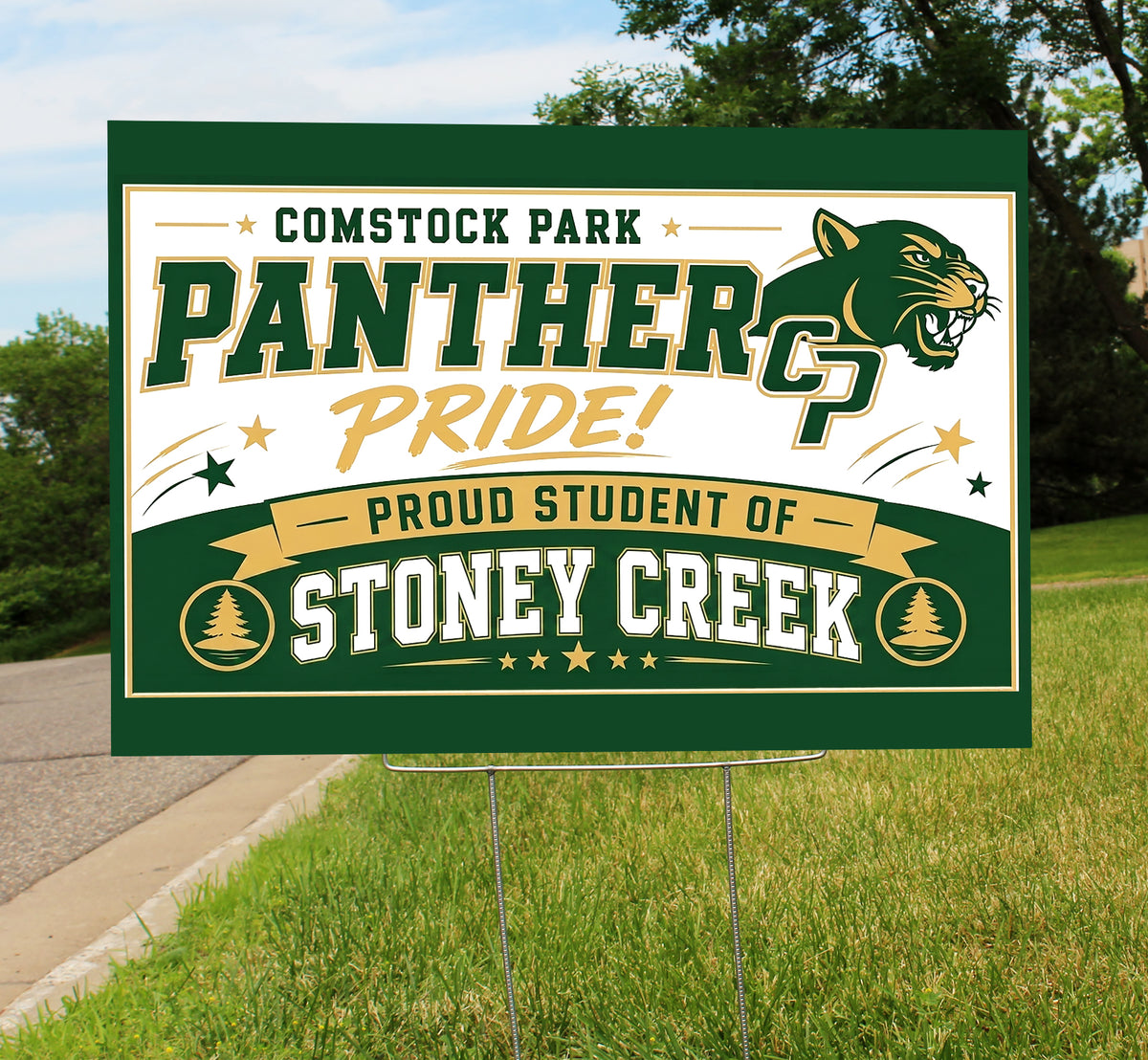 Panther Pride Stoneycreek Sign